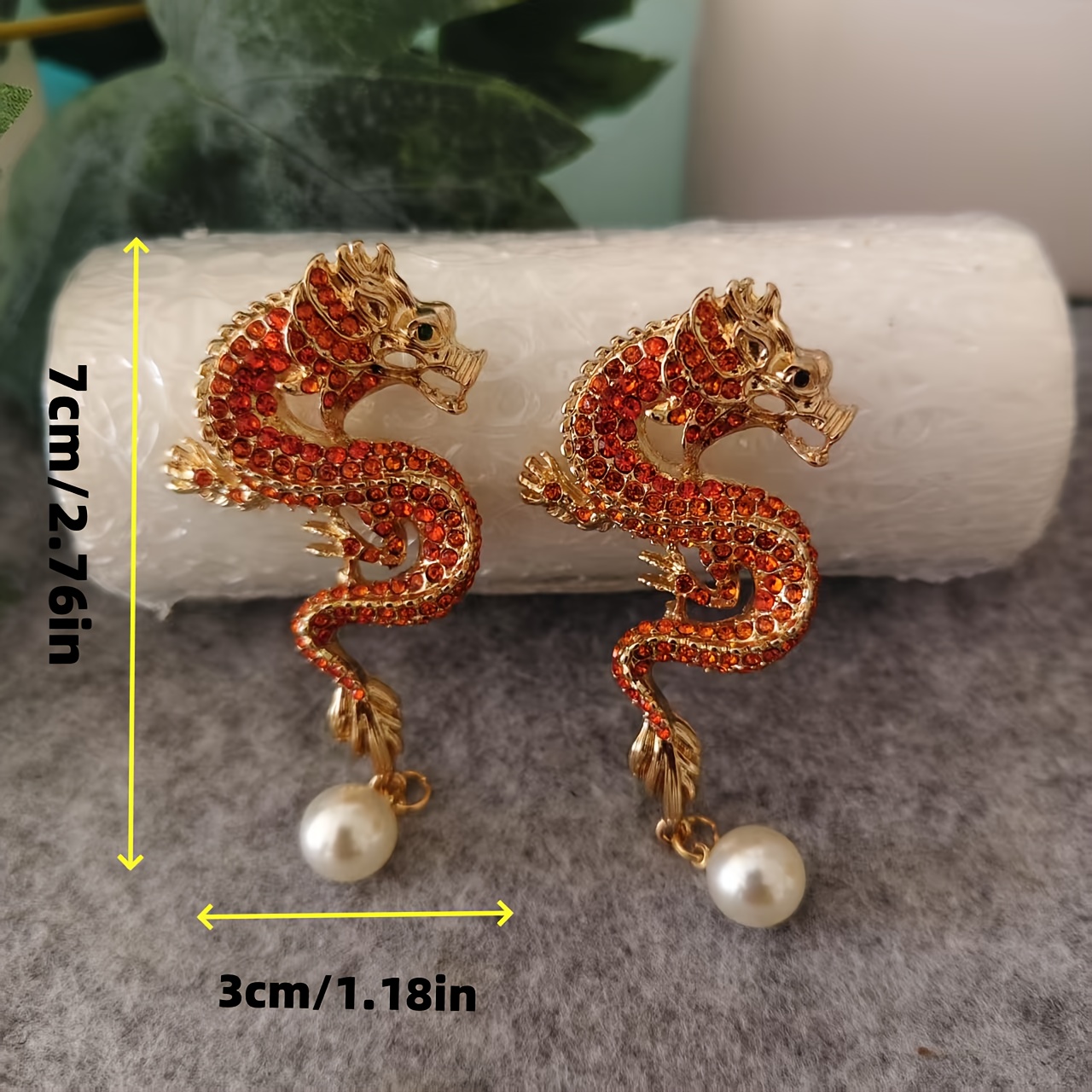 French Retro Dragon Design Intricate Pave Jewelry